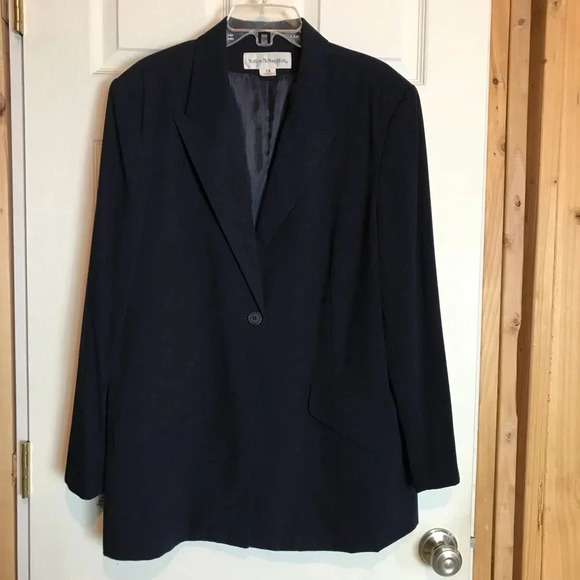 Navy Blue Norton McNaughton Blazer Size 18 - Picture 1 of 5